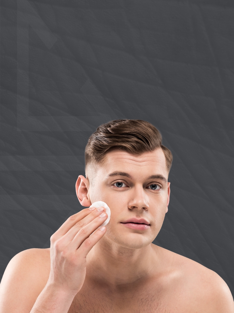 handsome-man-cleaning-skin-tablet-banner